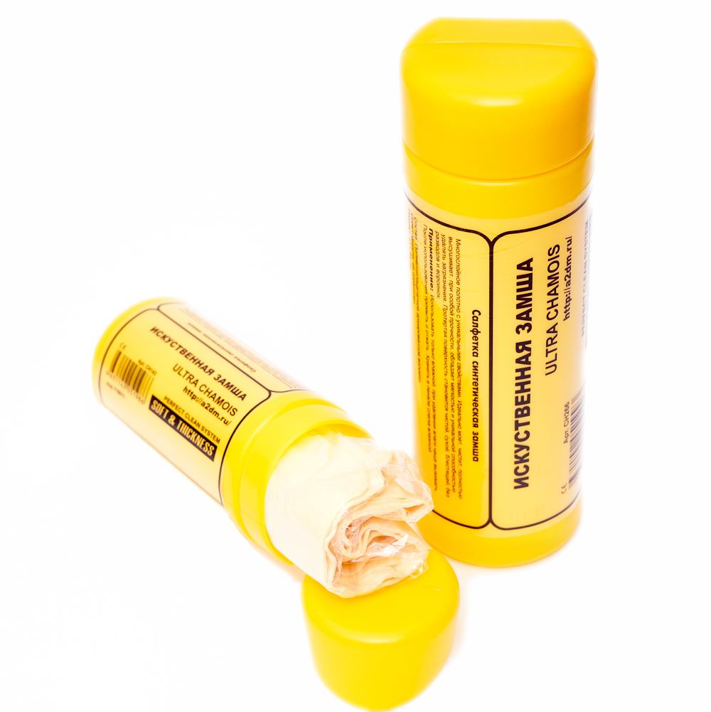 А2ДМ Салфетка в тубусе (синтетическая замша) бол. (640х430 мм) - изображение товара