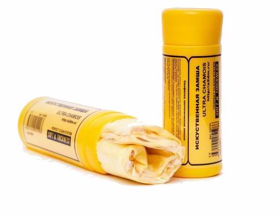 А2ДМ Салфетка в тубусе (синтетическая замша) мал. (430х320 мм) - изображение товара