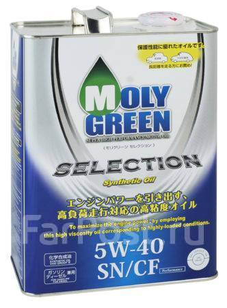 Масло MOLY Green Selection SN/СF 5W40 4л - изображение товара