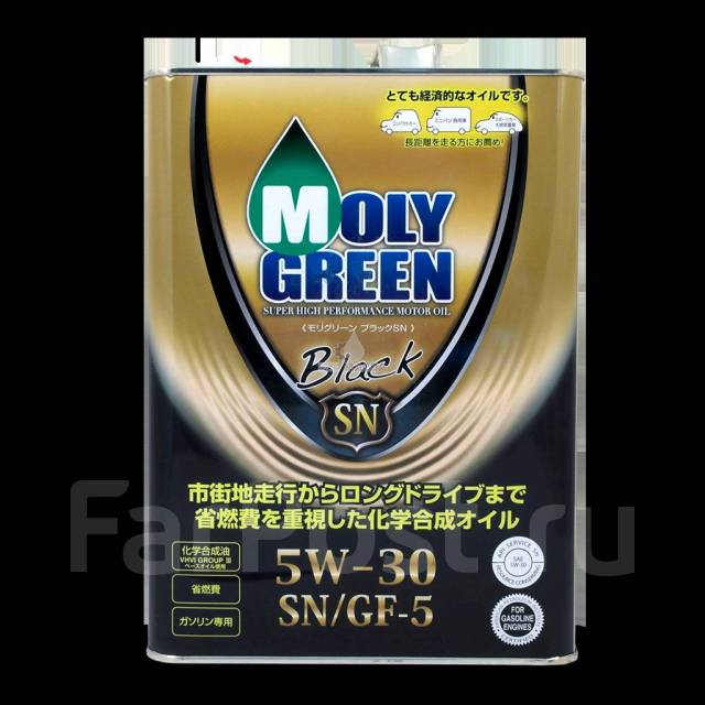 Масло MOLY Green Black SN/GF-5 5W-30 4л - изображение товара