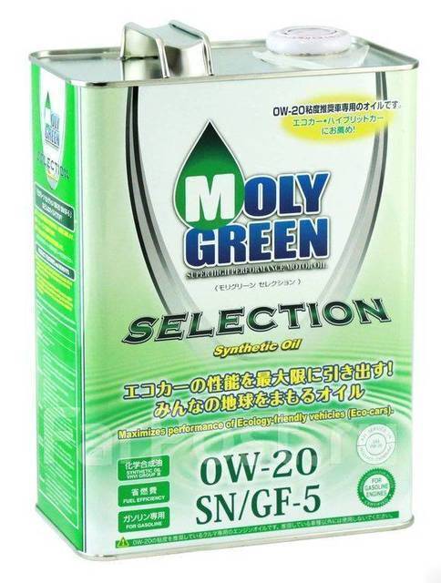 Масло MOLY Green Selection SN/GF-5 0W20 4л - изображение товара
