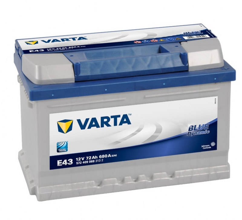 VARTA Blue Dynamic E43 6CT-72 (низкий) - изображение товара