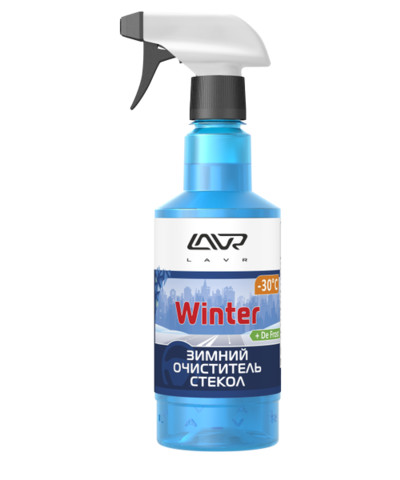 Зимний очиститель стекол LAVR Glass Cleaner Winter -30°C Ln1301, 500 мл - изображение товара