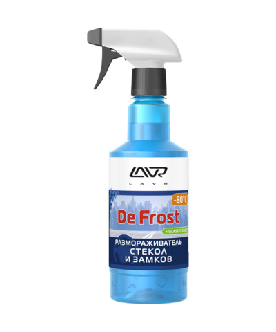 Универсальный размораживатель стекол и замков LAVR Universal Defroster -80°C Ln1302-L, 500 мл - изображение товара